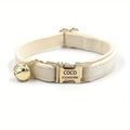 Soft & Durable Personalized Velvet Cat Collar