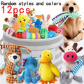 6pcs Puppy Plush Teething Toy Set